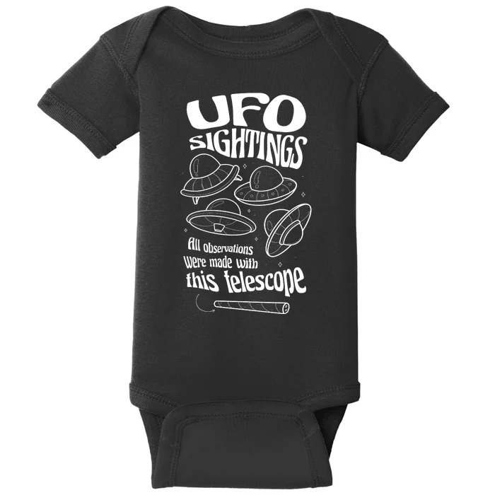 UFO Sightings Funny Baby Bodysuit