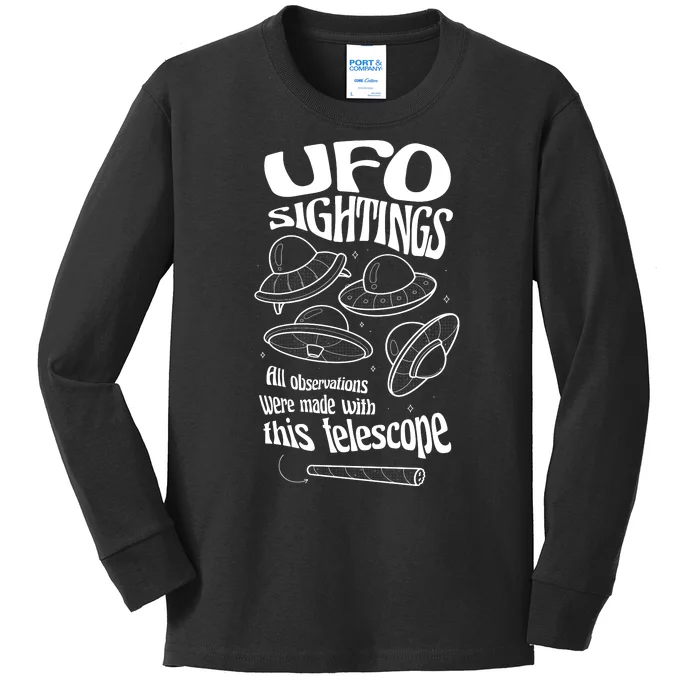 UFO Sightings Funny Kids Long Sleeve Shirt