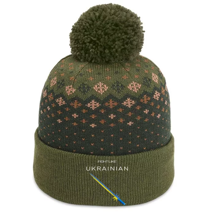 Ukrainian Sword Fight Like Ukrainian Fight Like Ukraine The Baniff Cuffed Pom Beanie