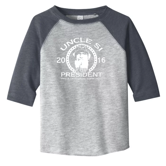 Uncle Si For President Toddler Fine Jersey T-Shirt