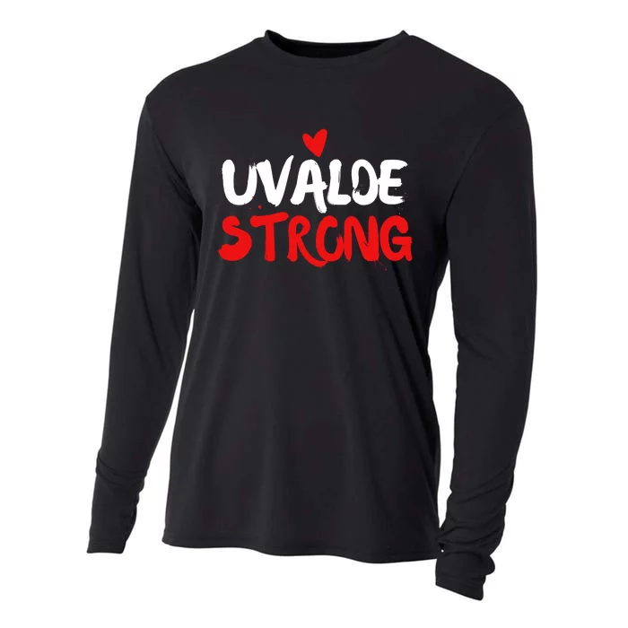 Uvalde Strong Gun Control Uvalde Texas Cooling Performance Long Sleeve Crew