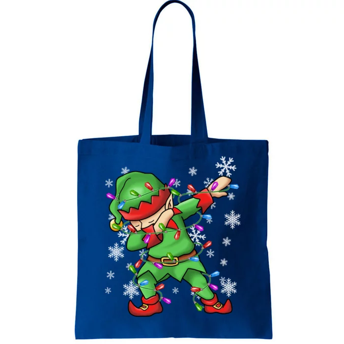 Ugly Sweater Gift Christmas Squad Dabbing Elf Gift Tote Bag