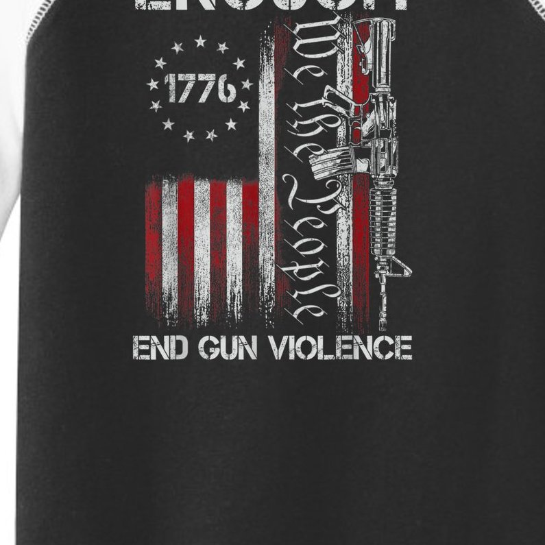 Uvalde Stop Gun Violence End Gun Violence Toddler Fine Jersey T-Shirt