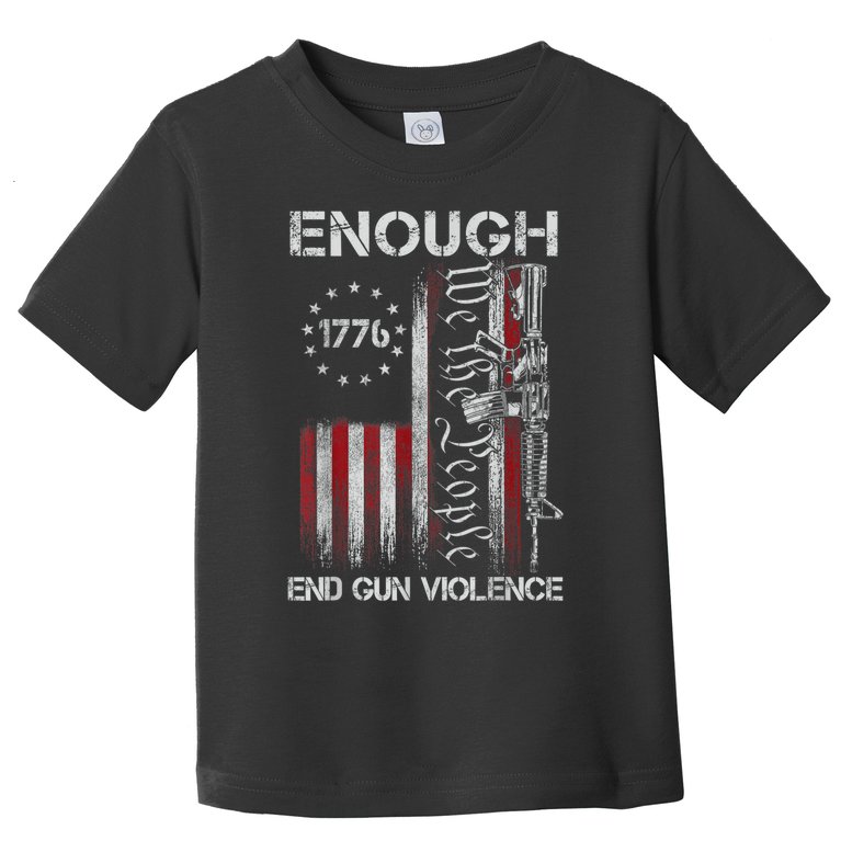 Uvalde Stop Gun Violence End Gun Violence Toddler T-Shirt