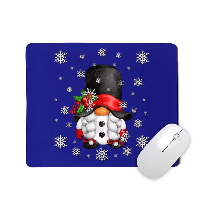 Unique Snow Gnome Aesthetic Snowflake For Winter Grandma Gift Mousepad