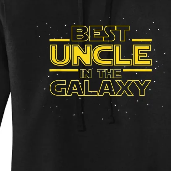 Uncle Shirt Gift for New Uncle, Best Uncle in the Galaxy Women's Pullover Hoodie