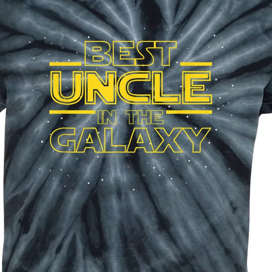 Uncle Shirt Gift for New Uncle, Best Uncle in the Galaxy Kids Tie-Dye T-Shirt