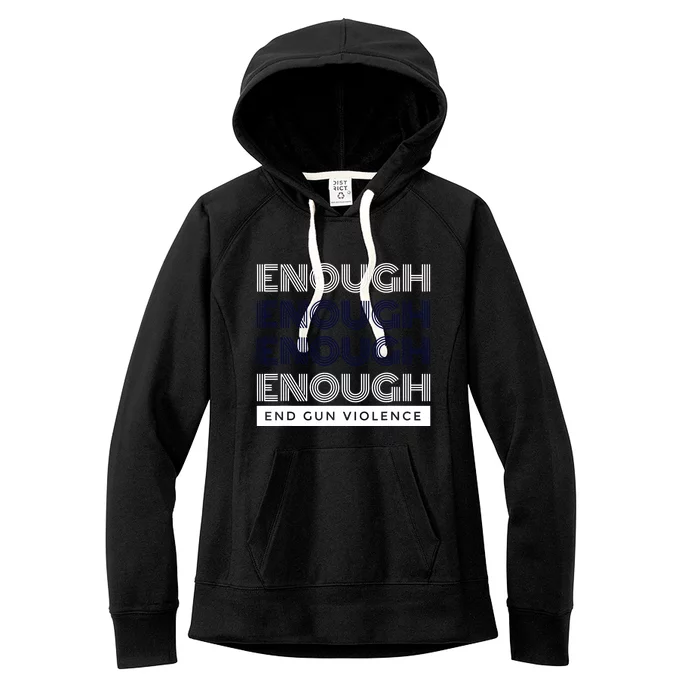 Uvalde Stop Gun Violence Enough End Gun Violence Women's Fleece Hoodie