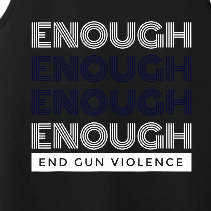 Uvalde Stop Gun Violence Enough End Gun Violence Performance Tank