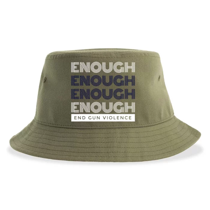 Uvalde Stop Gun Violence Enough End Gun Violence Sustainable Bucket Hat