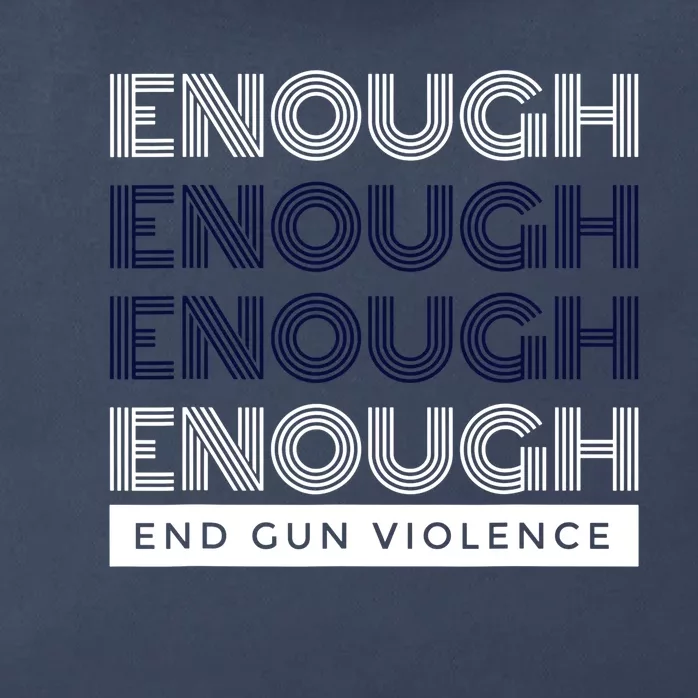 Uvalde Stop Gun Violence Enough End Gun Violence Zip Tote Bag