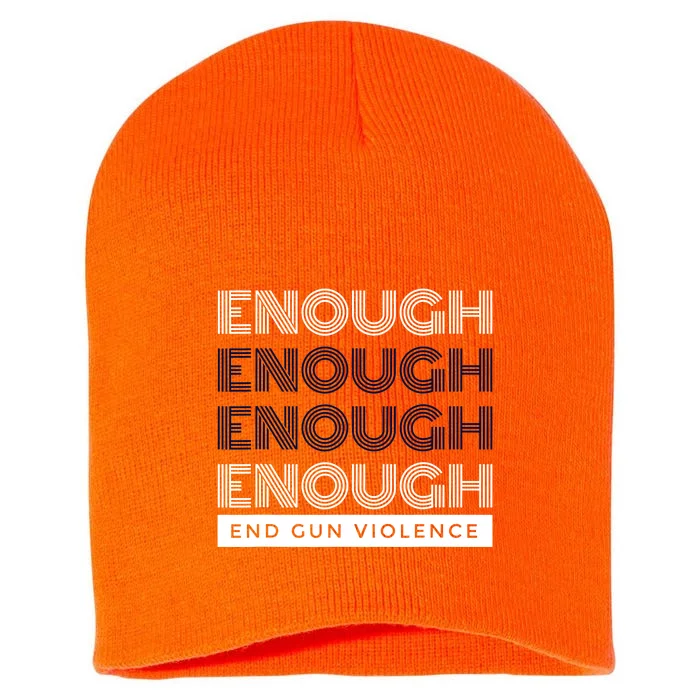 Uvalde Stop Gun Violence Enough End Gun Violence Short Acrylic Beanie