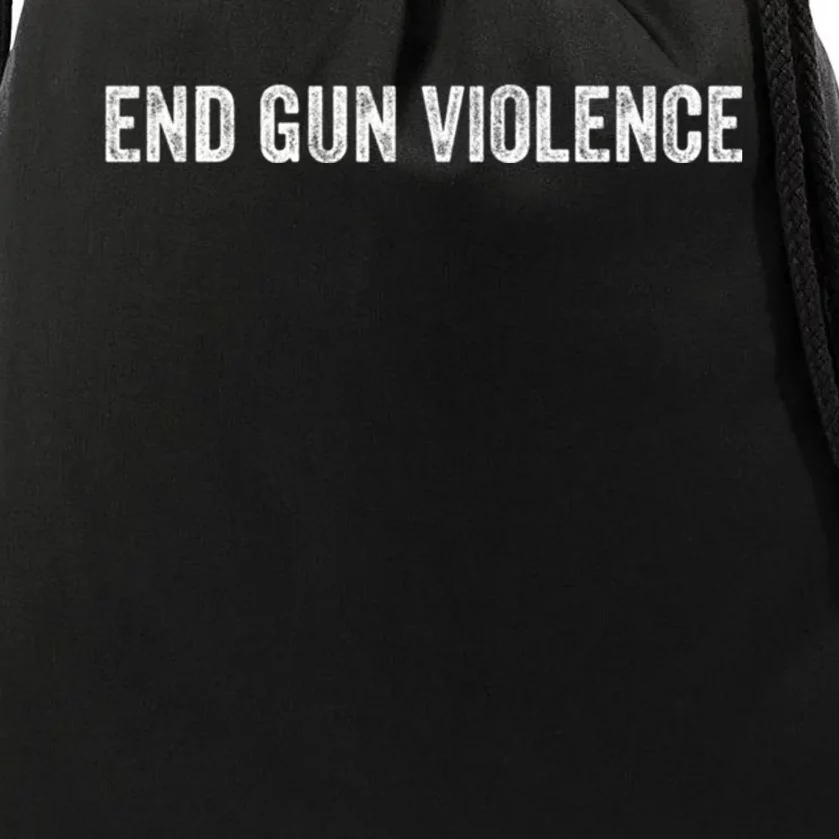 Uvalde Stop Gun Violence Drawstring Bag