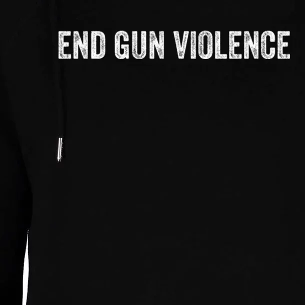 Uvalde Stop Gun Violence Womens Funnel Neck Pullover Hood