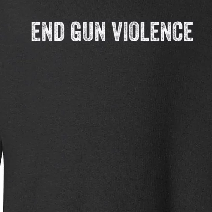 Uvalde Stop Gun Violence Toddler Sweatshirt