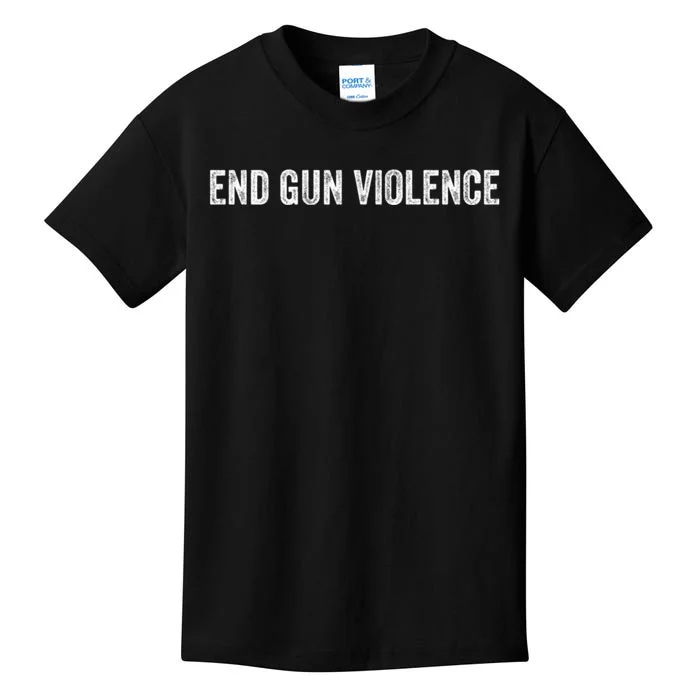 Uvalde Stop Gun Violence Kids T-Shirt