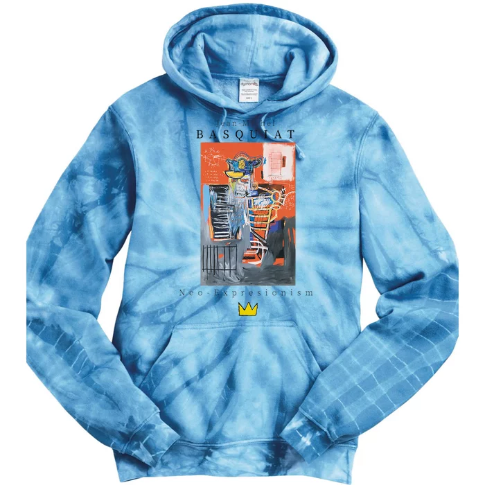 Urban Streetwear Graphics Basquiat Art Abstract Tie Dye Hoodie