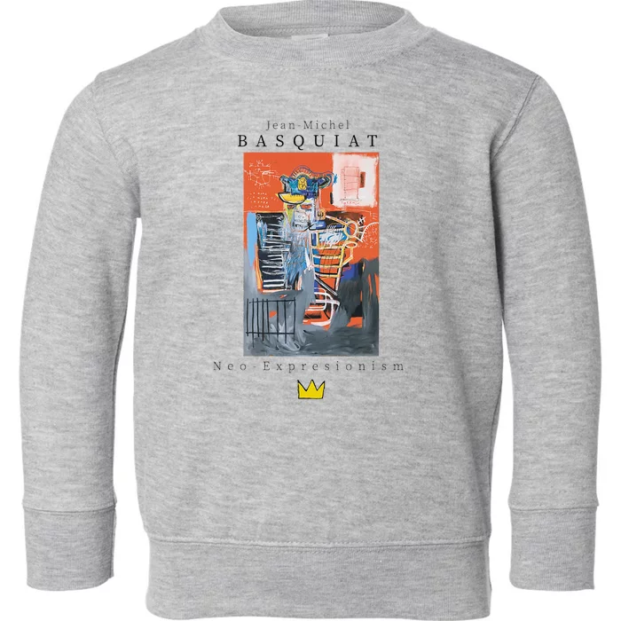 Urban Streetwear Graphics Basquiat Art Abstract Toddler Sweatshirt