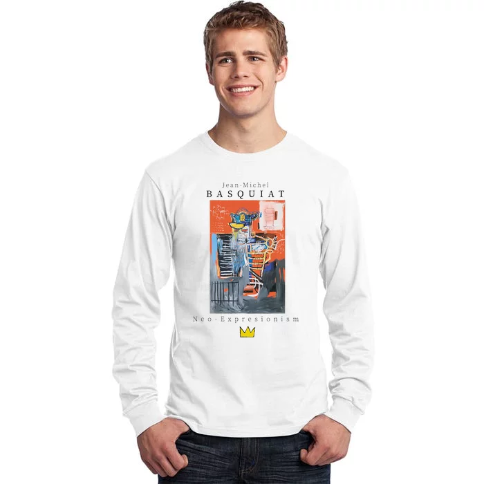 Urban Streetwear Graphics Basquiat Art Abstract Tall Long Sleeve T-Shirt