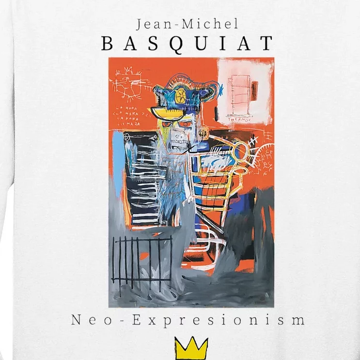 Urban Streetwear Graphics Basquiat Art Abstract Tall Long Sleeve T-Shirt