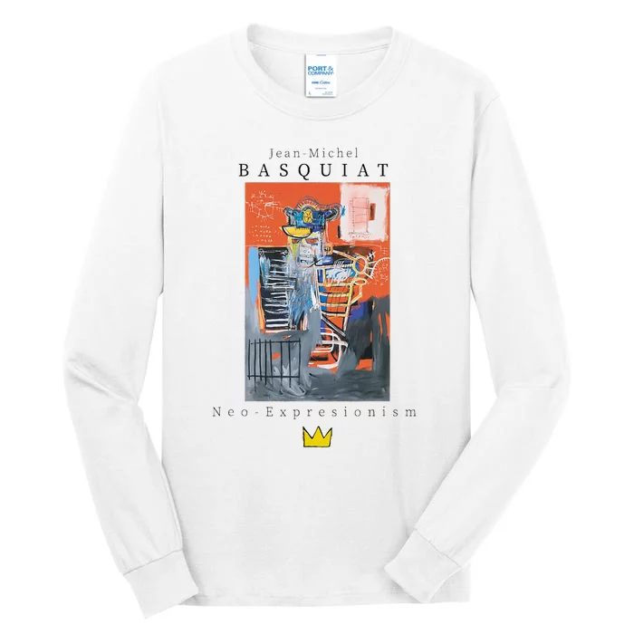 Urban Streetwear Graphics Basquiat Art Abstract Tall Long Sleeve T-Shirt