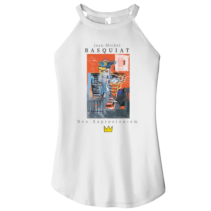 Urban Streetwear Graphics Basquiat Art Abstract Women’s Perfect Tri Rocker Tank