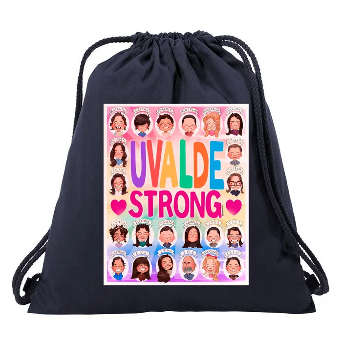 Uvalde Strong Gun Safety Supporter Remember Drawstring Bag