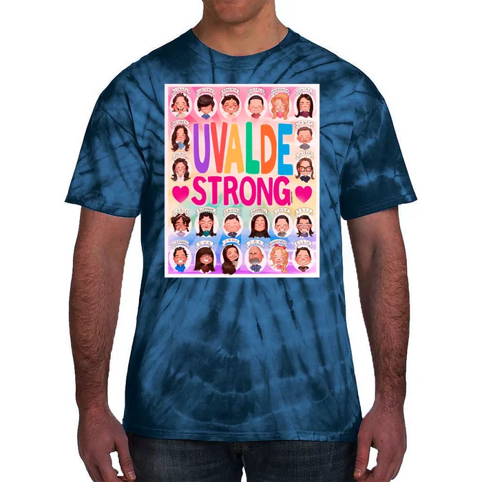 Uvalde Strong Gun Safety Supporter Remember Tie-Dye T-Shirt