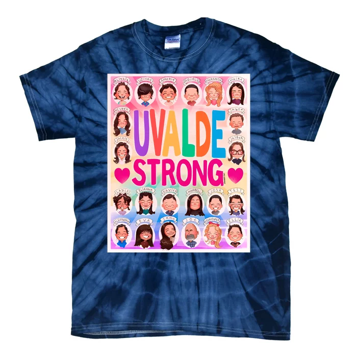 Uvalde Strong Gun Safety Supporter Remember Tie-Dye T-Shirt