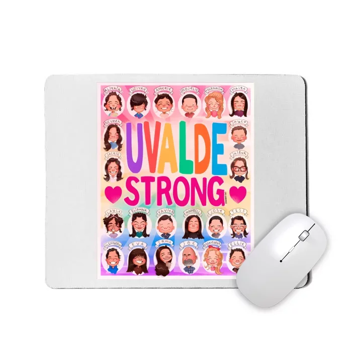 Uvalde Strong Gun Safety Supporter Remember Mousepad