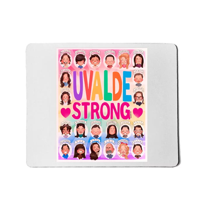 Uvalde Strong Gun Safety Supporter Remember Mousepad