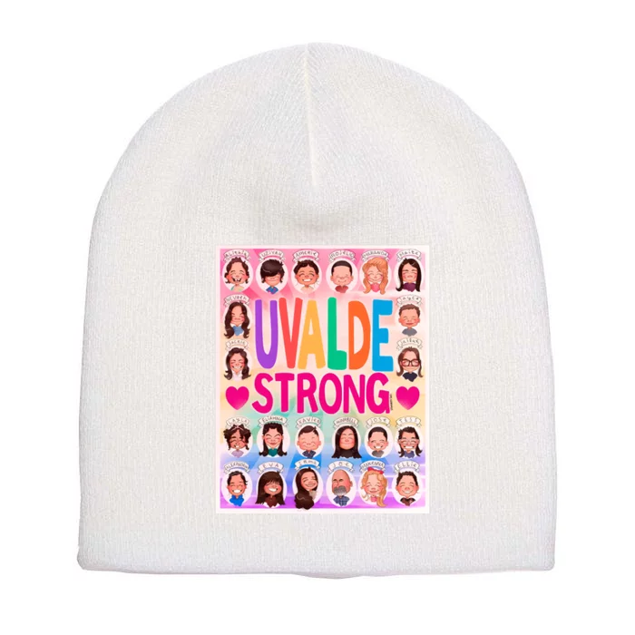 Uvalde Strong Gun Safety Supporter Remember Short Acrylic Beanie