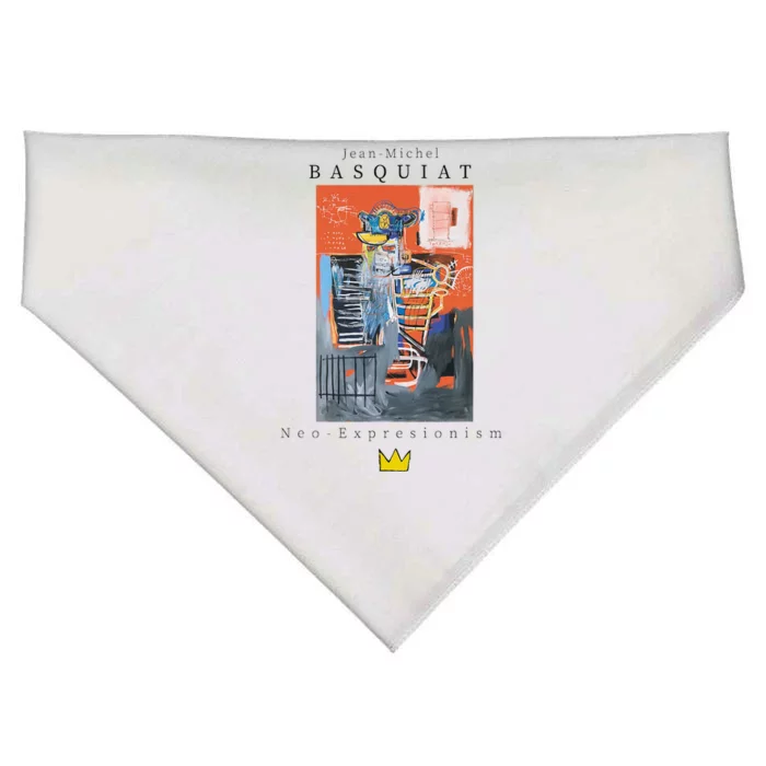 Urban Streetwear Graphics Basquiat Art Abstract USA-Made Doggie Bandana