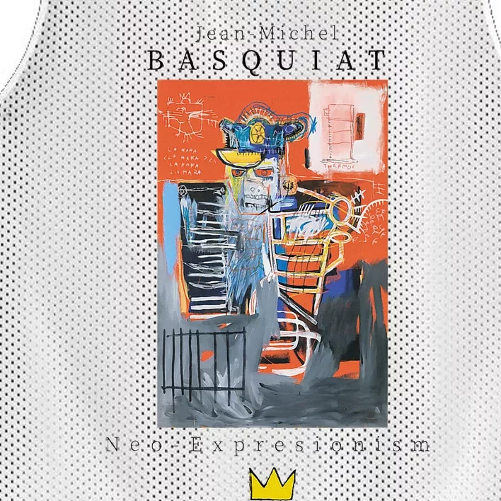 Urban Streetwear Graphics Basquiat Art Abstract Mesh Reversible Basketball Jersey Tank