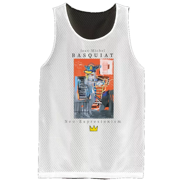 Urban Streetwear Graphics Basquiat Art Abstract Mesh Reversible Basketball Jersey Tank