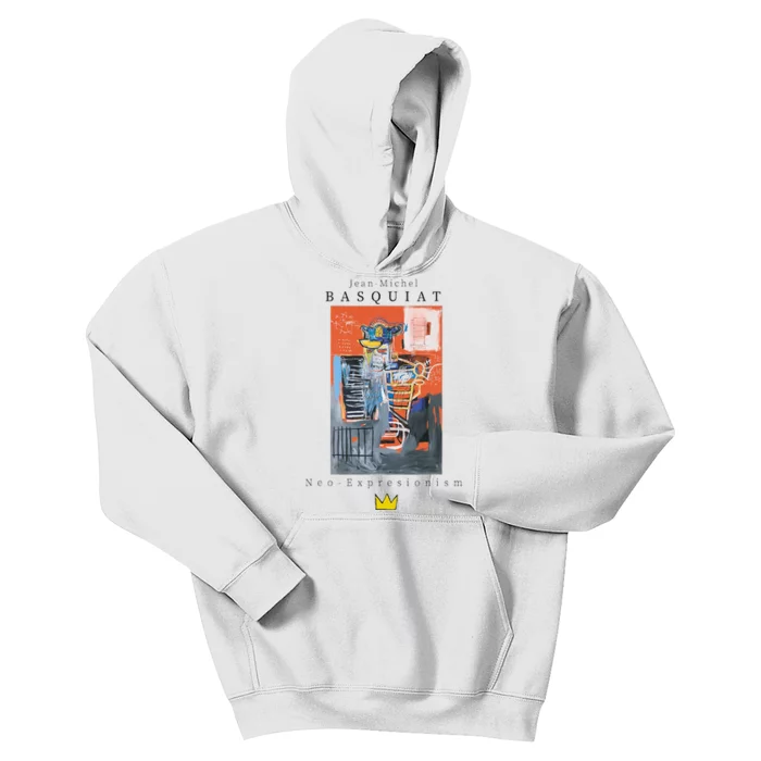 Urban Streetwear Graphics Basquiat Art Abstract Kids Hoodie