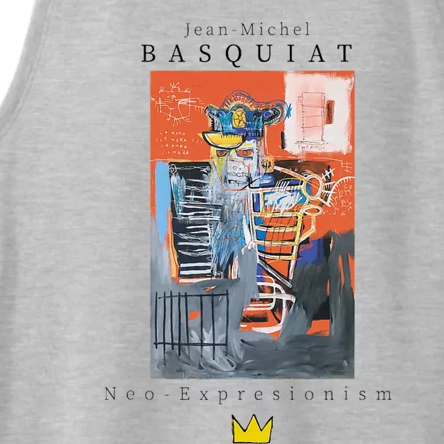 Urban Streetwear Graphics Basquiat Art Abstract Ladies Tri-Blend Wicking Tank