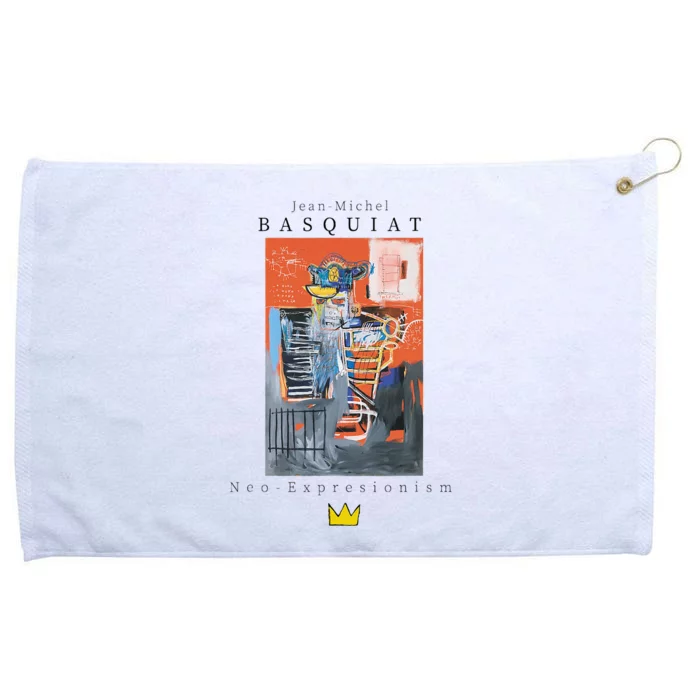 Urban Streetwear Graphics Basquiat Art Abstract Grommeted Golf Towel