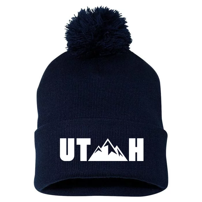 Utah State Gift Pom Pom 12in Knit Beanie