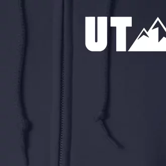 Utah State Gift Full Zip Hoodie