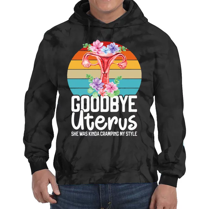 Uterus Support Hysterectomy Recovery Products Tie Dye Hoodie