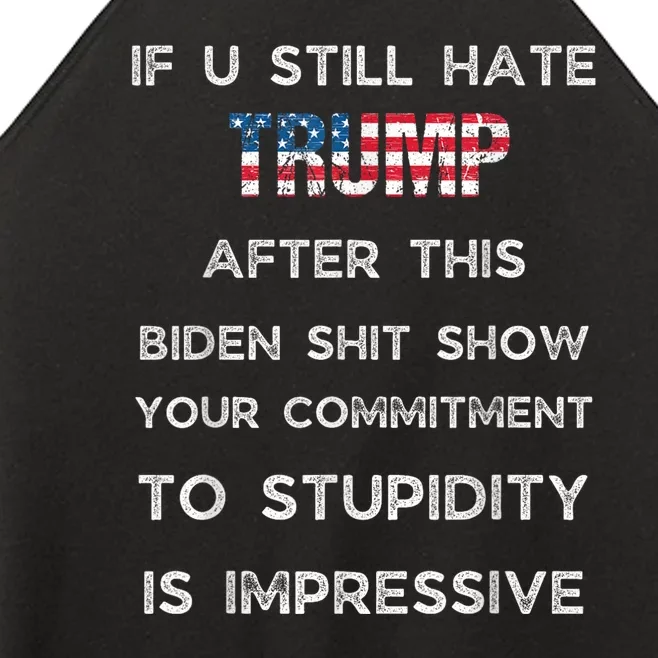 U Still Hate Trump After This Biden Women’s Perfect Tri Rocker Tank