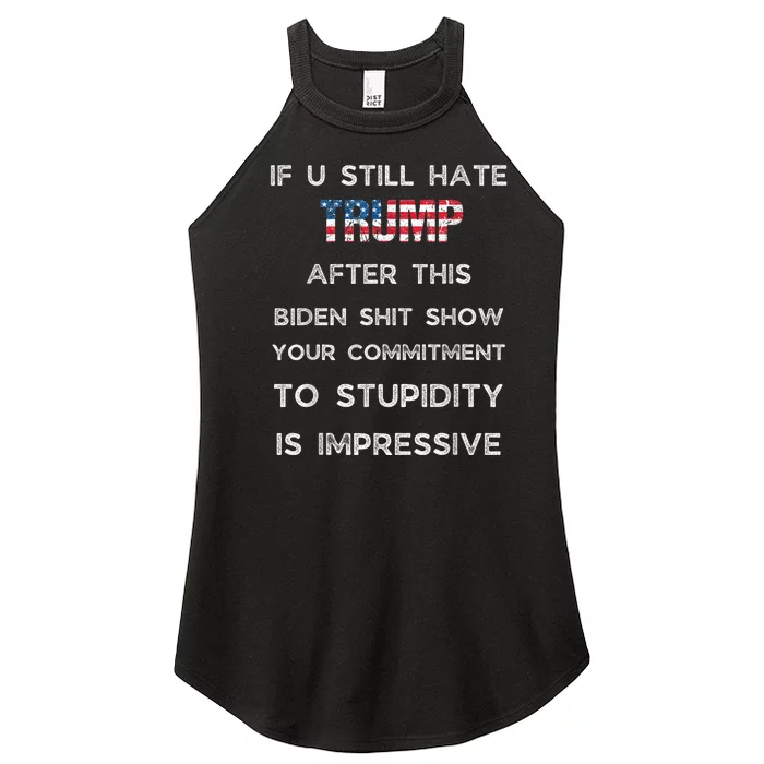 U Still Hate Trump After This Biden Women’s Perfect Tri Rocker Tank