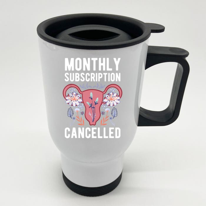 Uterus Support Hysterectomy Recovery Products Front & Back Stainless Steel Travel Mug