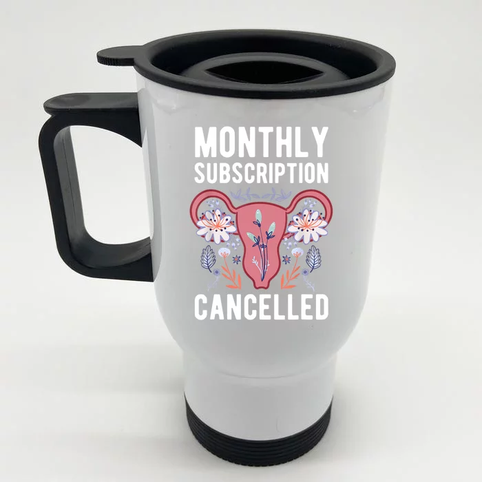 Uterus Support Hysterectomy Recovery Products Front & Back Stainless Steel Travel Mug