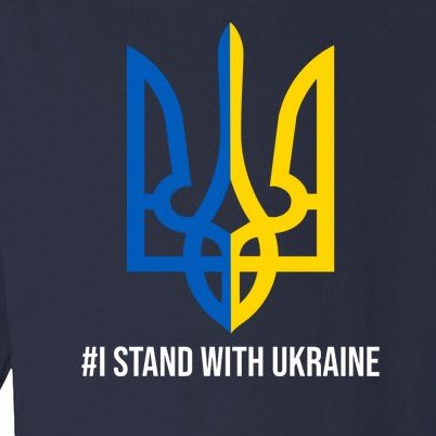 Ukraine Strong I Stand With Ukraine Toddler Long Sleeve Shirt