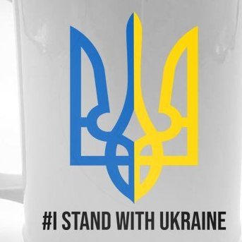 Ukraine Strong I Stand With Ukraine Beer Stein