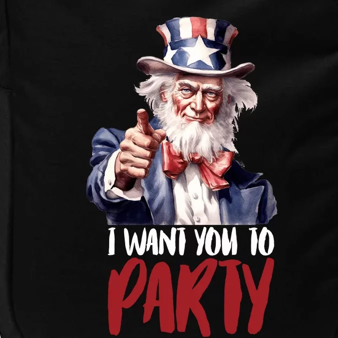 Uncle Sam I Want You To Party Impact Tech Backpack