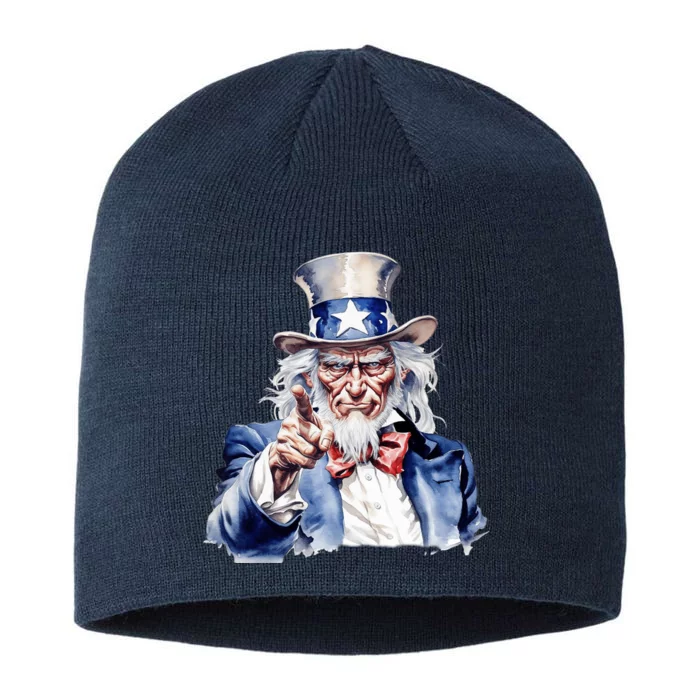 Uncle Sam I Want You | Uncle Sam Day 8 1/2in Sustainable Knit Beanie