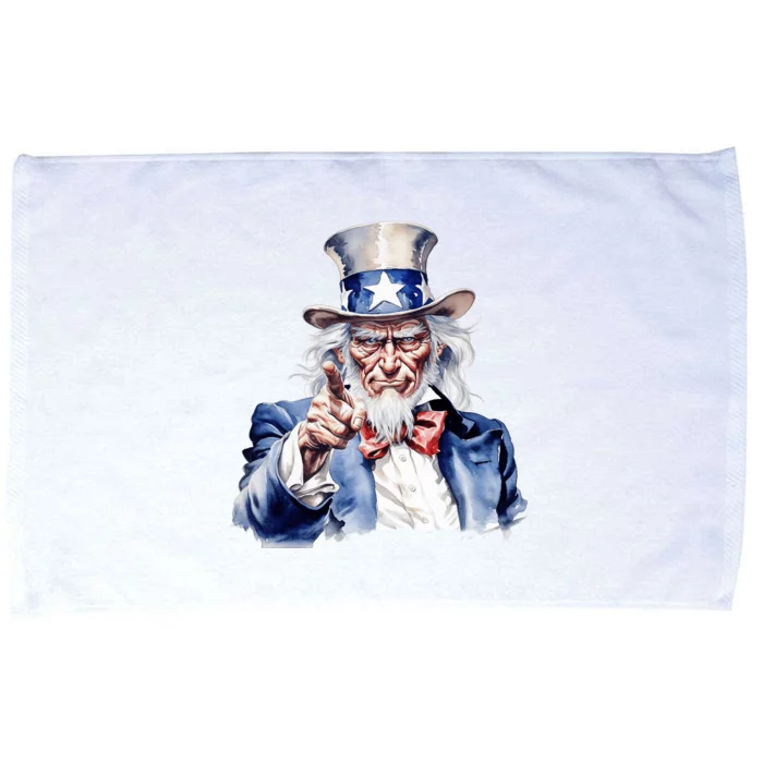 Uncle Sam I Want You | Uncle Sam Day Microfiber Hand Towel